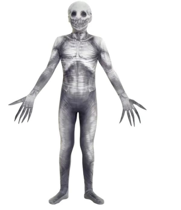 Halloween kostume spoof skelet jumpsuit (L)-78