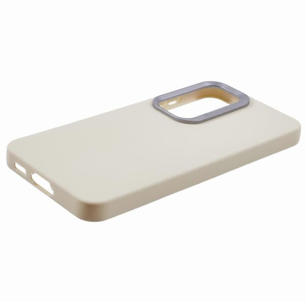 För Samsung Galaxy S23 Mobiltelefonfodral Lädertextur TPU Stötsäkert Mobiltelefon Skyddsfodral - Vit (Vit)