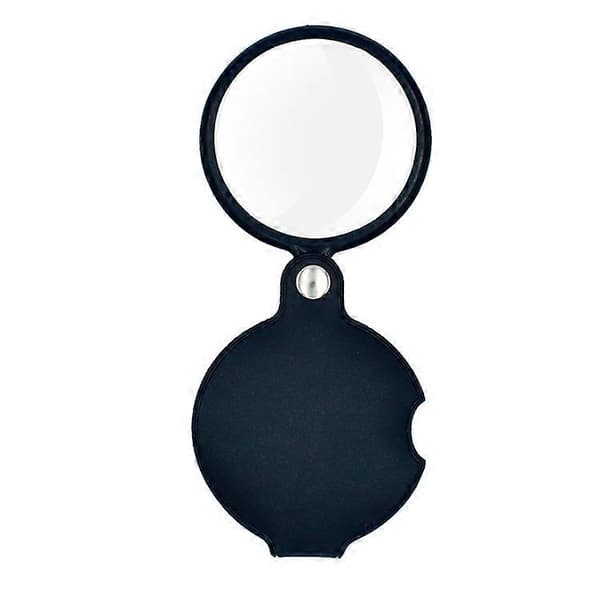 Lupelupe i lommeformat, 10X Mini Sammenleggbar Leselupe 60mm