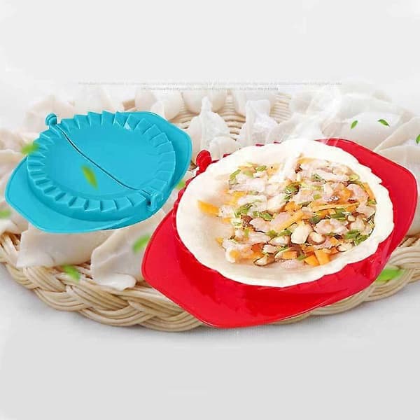 Dumpling Maker, Plast Dumplingform - Ideell for hjemmekjøkkenbakverk, paier, ruller, stekte dumpling-verktøy, sett med 3 deler