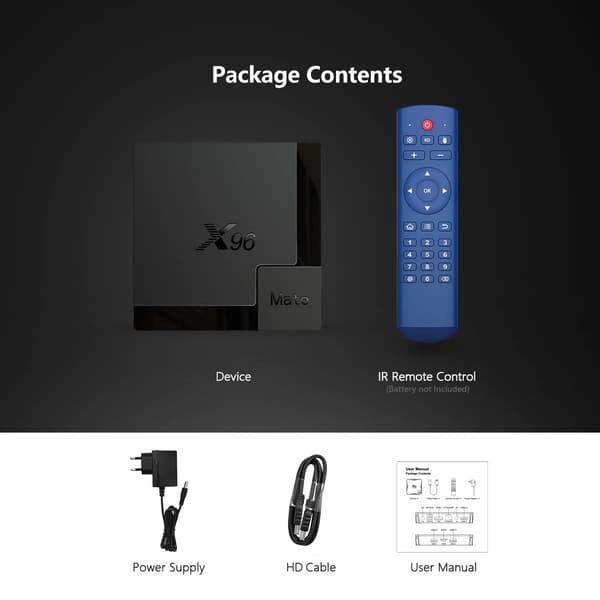 X96MATE Allwinner H616 Android 10 TV Set-Top Box (4+32GB)