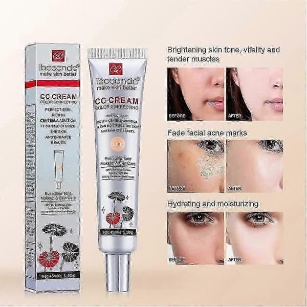 Korea Colour Change Skin Care 45ml Cc Cream (Mørk 1 stk)