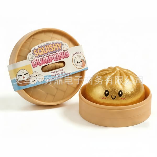 Dumpling Squishy - Blinkende dumplings, dumpling klemme blinker, lindrer angst, blød klemt dej reducerer stress. Stil 9 Style 19