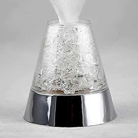 Fiberglas Stämningslampa med Missfärgade Kristaller, Bas