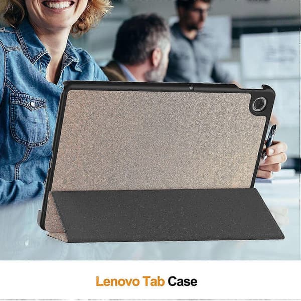 Lenovo Tab TB311FU Tablet Skal med Anti-Fall Läderstativ och Skydd (Roséguld)