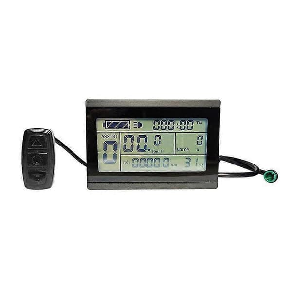 Ebike 24V 36V 48V 72V KT LCD3 LCD-display Elektrisk Cykel Smart Mätare, Vattentät