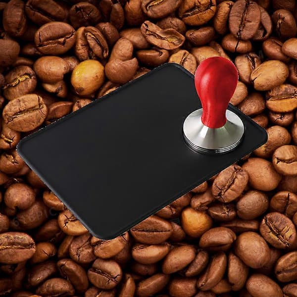 Silikone Kaffemåtte, Kaffe Tamper Måtte, Barista Tilbehør 20 x 15 CM - Uden Kantbeskyttelse