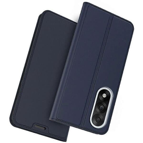 OnePlus Nord 5 5G -puhelinkotelo PU-nahkaa, korttipidike ja tuki (sininen)