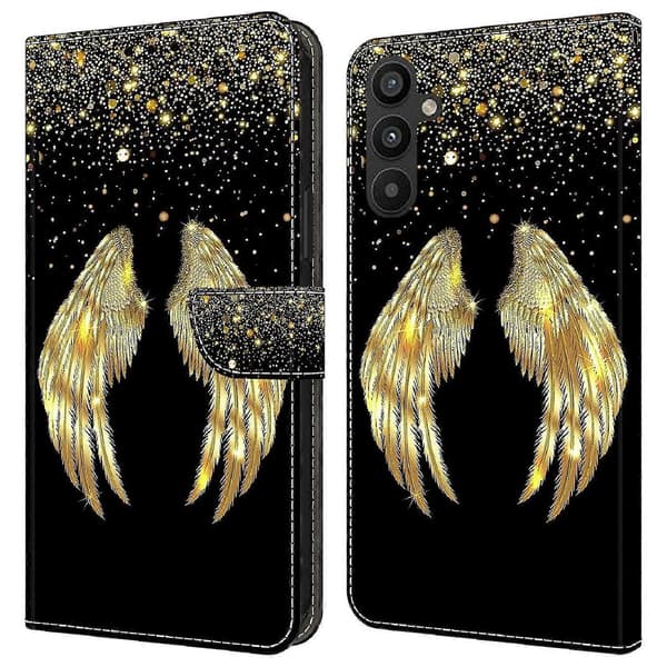 For Galaxy A34 5G mobiltelefondeksel (Gullvinge)