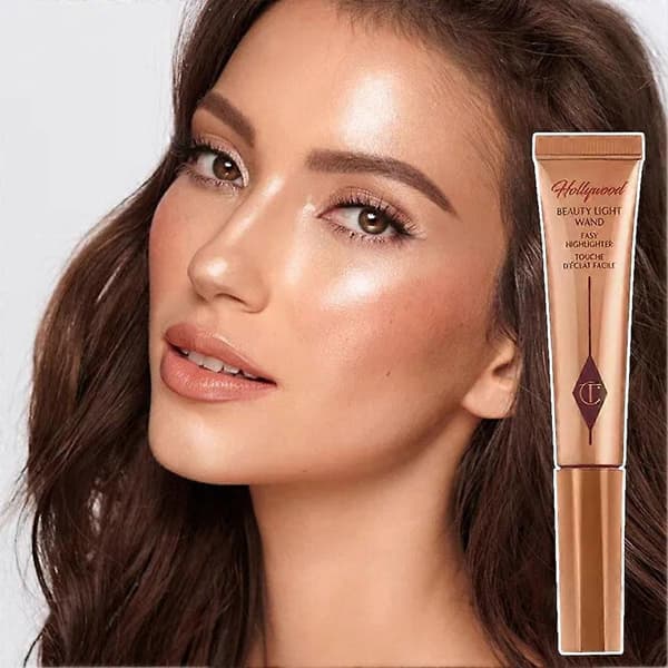 Dobbelt-endet Highlight og Contour Makeup Pen til Skulptureret Look Letvægts Silkeagtig Formel Flere Nuancer (pillowTalk)