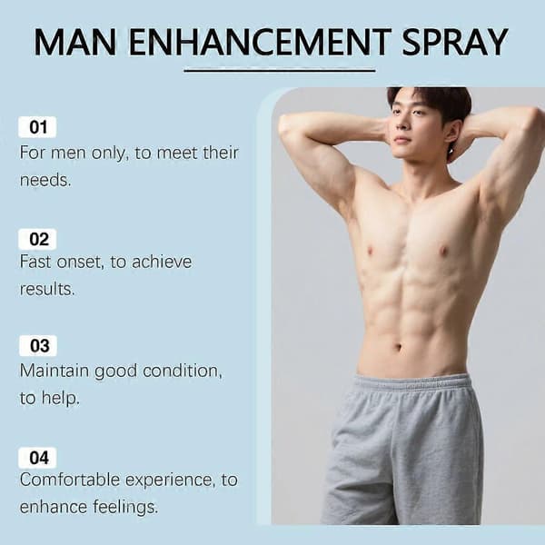 1-3X Male Balance Spray, Mænd Max Spray For Selvtillidsboost & Ydeevne, Tang Formel (3 stk)