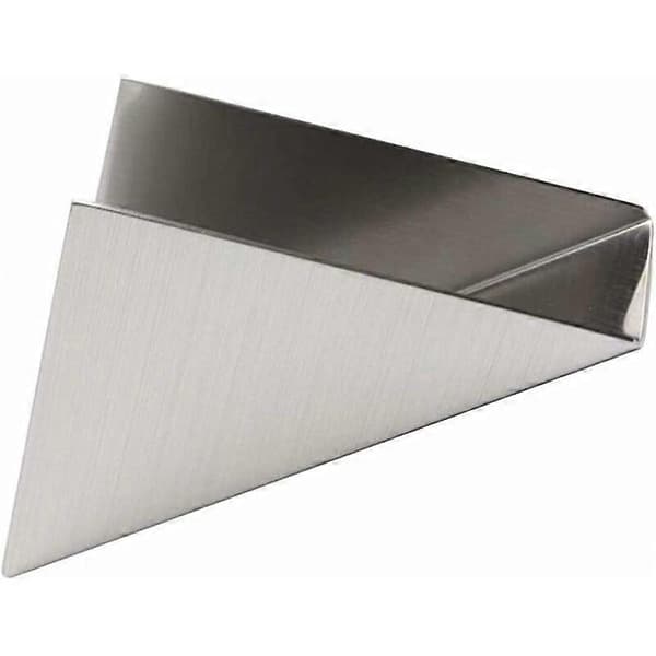 Köksrullehållare, Vertikalt Handdukställ, Hållbart Handdukställ i Rostfritt Stål, Triangulärt Handdukställ (Silver)