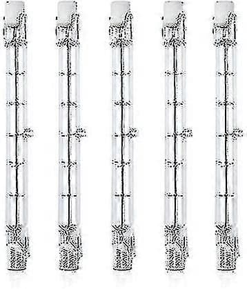 5 stk. dimbare R7s 118mm 300w halogenpære, AC 220-240v 3100lm lineær halogenflomlys for landskapsbelysning, sikkerhet, gatebelysning