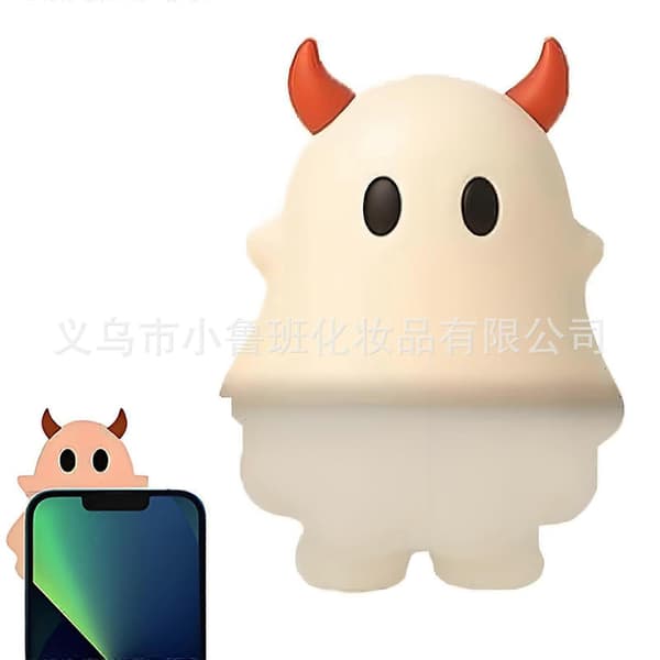 Ghostees Mystery Phone Buddy, Ghostees Ghost Blind Box, Halloween Söt Spöke Telefonberlock, Mini Överraskande Roliga Skrivbordsfigurer