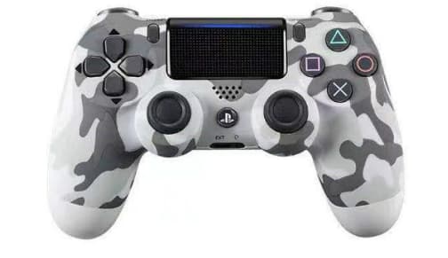 fro Trådlös handkontroll för PS4, kompatibel med PlayStation 4 PC/PS4-konsoler/Steam-konsoler, Bluetooth utan latens. White