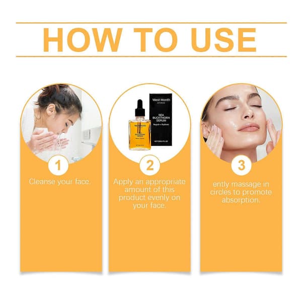 1~3x Tindvedserum Tørre fine linjer Anti-aldring Solbrenthet Aldring Tindvedserum 30ml.hot（3PCS）