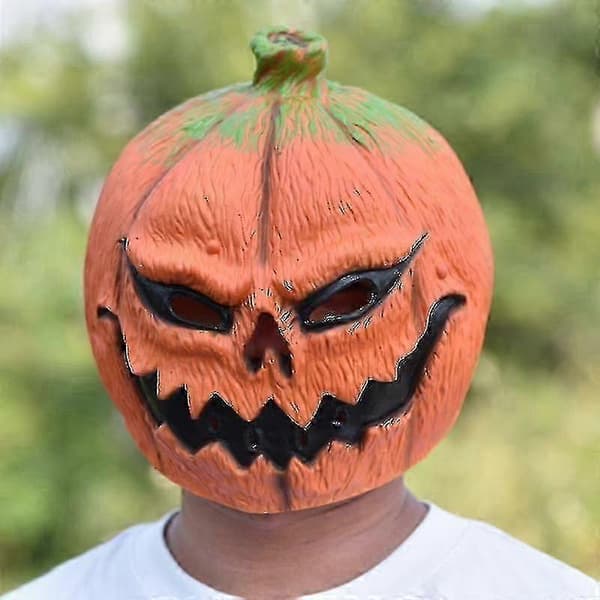 Halloween Party Dekor Pumpkin Latex Hodemaske