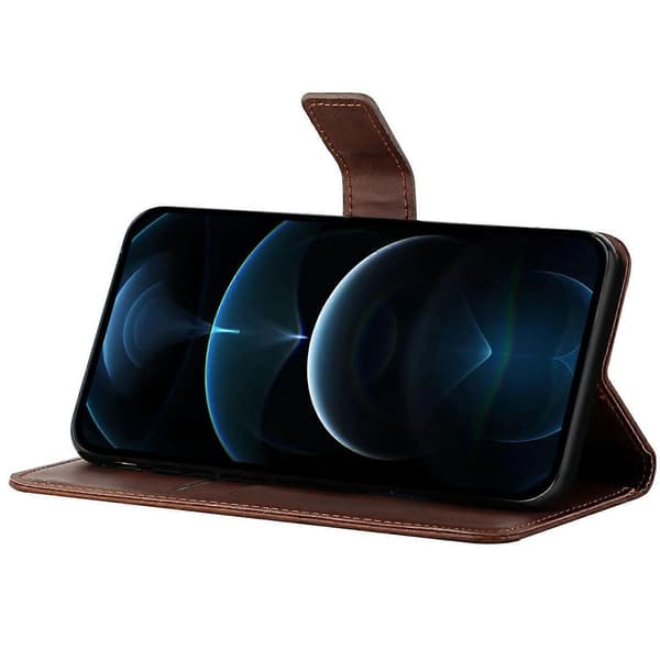 Läder Telefonfodral för Samsung Galaxy S23 FE, Plånboksställ Tryckt Telefonfodral