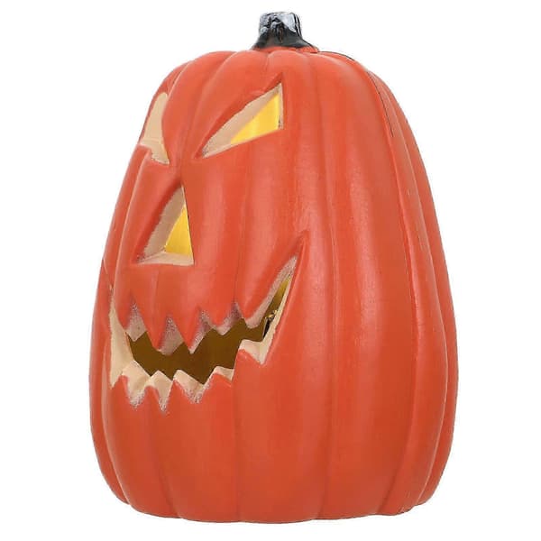 Gresskarlysdekorasjon Halloweenfeststemning Festlig dekor oransje 1 stk