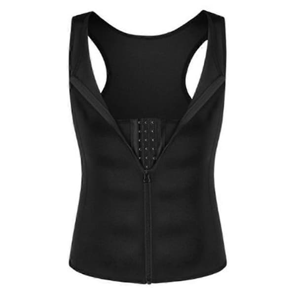 8815 Kompressionströja för män för bantning bastu sweatshirt shaper underkläder för magbantning (S)