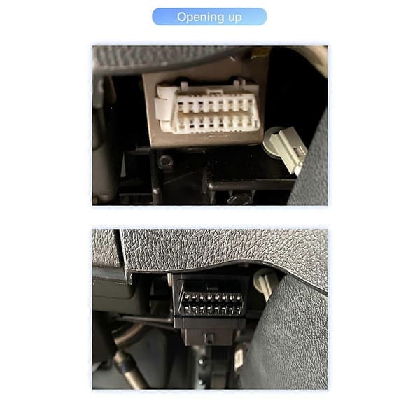 Bil Mini OBD2 Et Minut To Forlængerkabel Automotive Universal 16-Pin Core Splitter Tilsluttet til