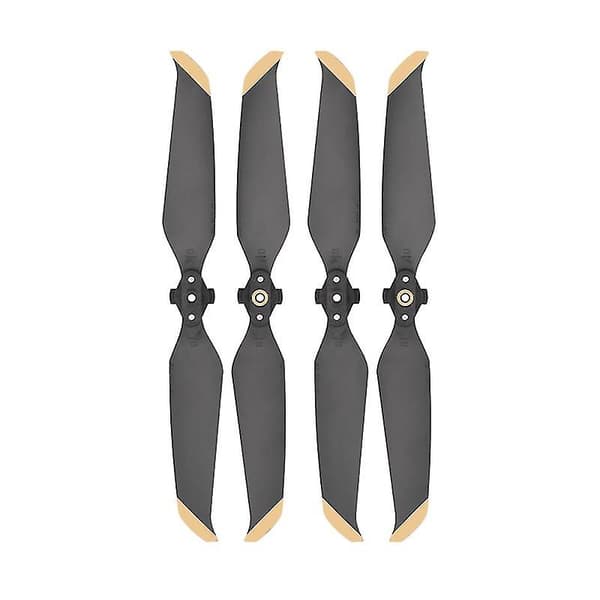 Støyreduserende propeller Stillere Lengre Flyvetur Propeller For Mavic Air 2s (Gull, 2 par)