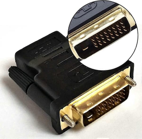 DVI-HDMI-sovitin, HDMI-DVI-sovitin, Kaksisuuntainen DVI(DVI-D)-HDMI-sovitin, DVI-HDMI-sovitin, DVI-uros-HDMI-naaras, HDMI A -naaras-DV