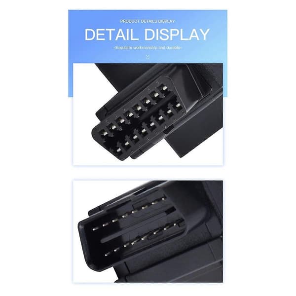 Bil Mini OBD2 Et Minut To Forlængerkabel Automotive Universal 16-Pin Core Splitter Tilsluttet til