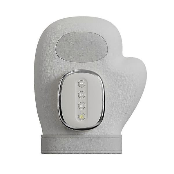 Håndmassager Trådløs 5 Intensitetstrin Justering Fingermassager med Varme og Kompression