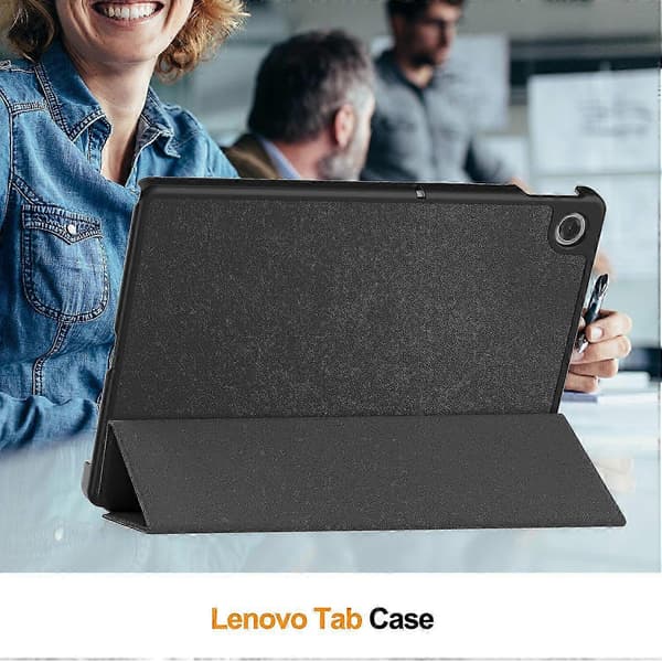 Lenovo Tab TB311FU Tablet Cover med Anti-Fall Læderstativ og Beskyttelse (Sort)