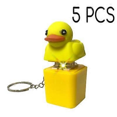 Andelegetøj Nøglering Duckys Nøglering Stressaflastende Angstlindrende Sanselegetøj