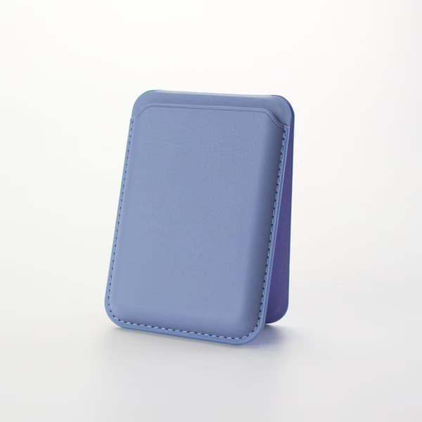 Passer til iPhone holder kortholder super stærk magnetisk kortholder (Lys Lilla)