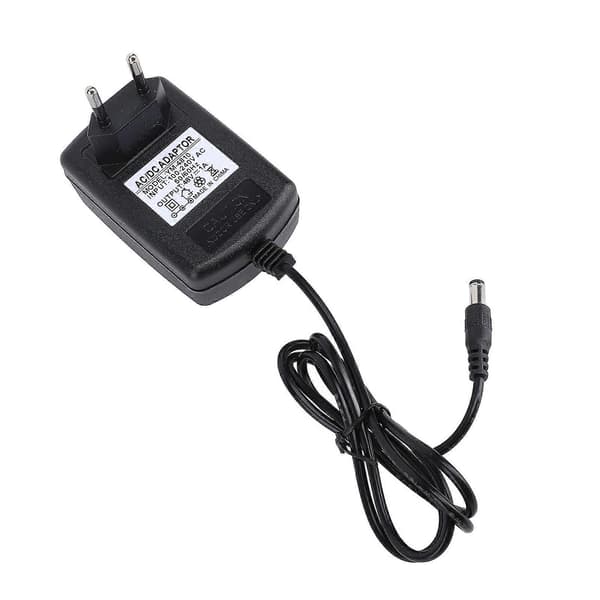 48V 1A DC Strömadapter med 5,5x2,5mm Kontakt för LED-skärmar &amp; Spelkonsoler, EU-kontakt