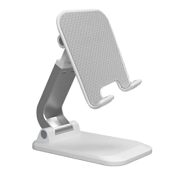 Justerbar Telefonholder, Telefon Dock - Hvit