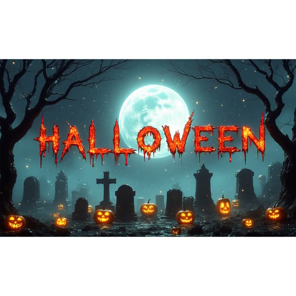 Halloween taustakangas juhlava tunnelman koristelu-290