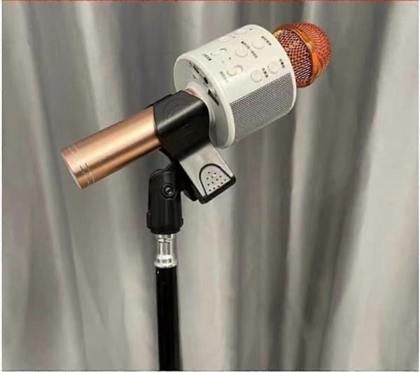 Pices Universel mikrofonholder kvalitetsfjederclips til mikrofonholder mikrofonclips mikrofonstativ mikrofonholder