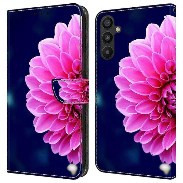 Mobilskal för Galaxy A34 5G (rosa blommor)