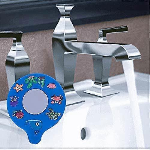 1 stk. Badekarprop, Silikone Badekarprop, Universal Badekarprop, Gave til Børn og Babyer (Blå Skildpadde, 13 cm)
