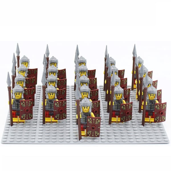 21 stk./sæt Romersk Militær Centurion Soldater Minifigurer Hær Legetøj Samling
