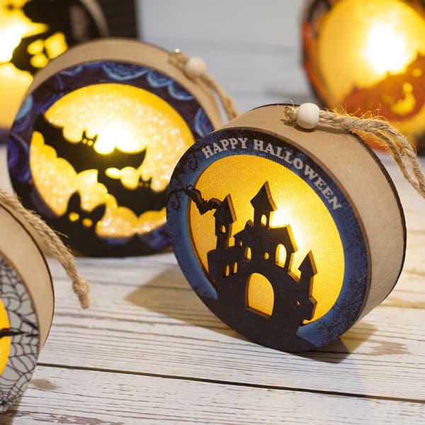 Halloween glødende gresskarlykt-269