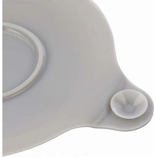 1 stk. avløpsstopper badekar servant suge silikon universal badekarstopper for bad vaskerom kjøkken (grå)