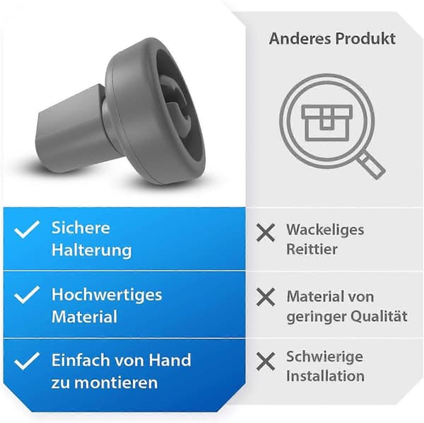 8 övre korg rullar 25 mm universal reservdelar för diskmaskiner