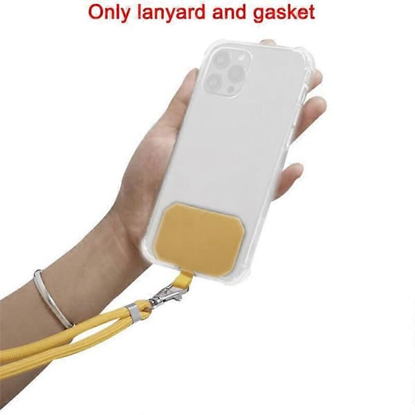 Universal Cross Body Nylon Patch Telefonlina Mobiltelefonrem (Mörkgrå (1st)