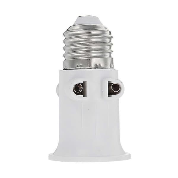 2 stycken E27 Glödlampa Adapter Lamphållare Bas Sockel Konvertering Med Eu-kontakt