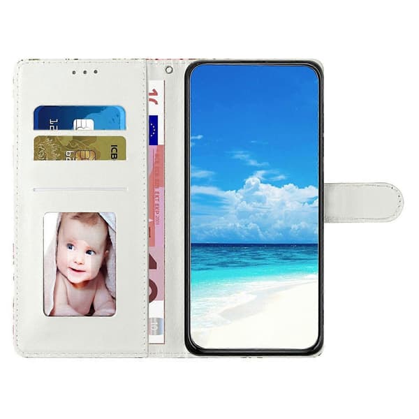 Plånboksfodral för Xiaomi 14T Pro PU Läder Mönstertryck Ställ Telefonfodral med Rem - Blå Marmor (Blå Marmor)