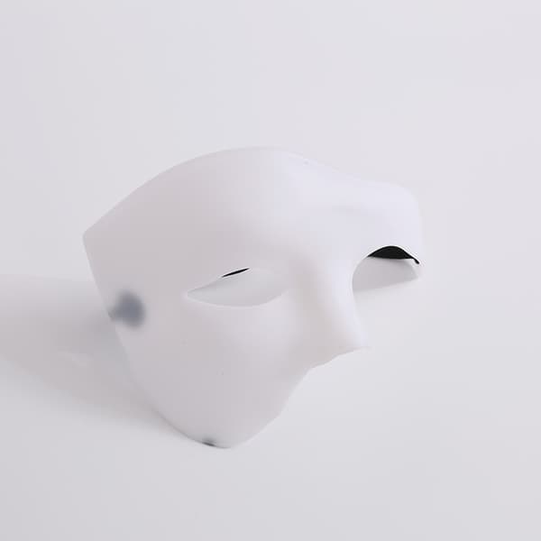 Halloween kostym mask herr halv ansikte-89