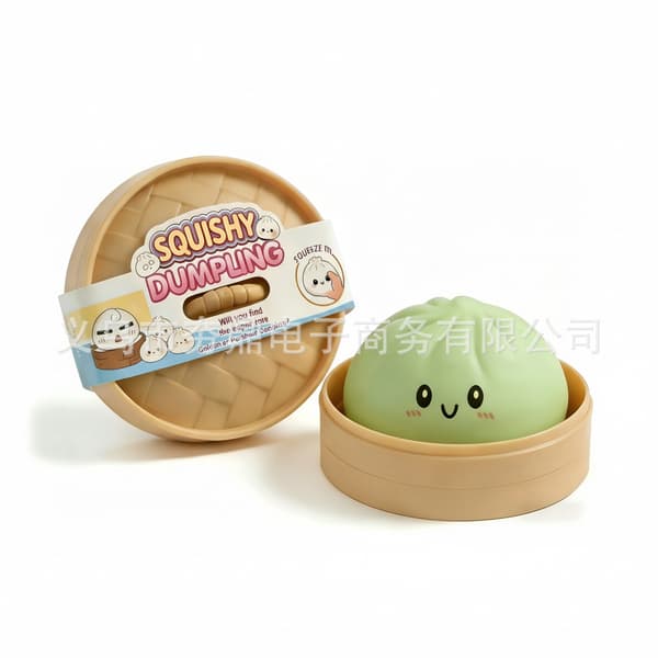 Dumpling Squishy - Blinkende dumplings, dumpling klemme blinker, lindrer angst, blød klemt dej reducerer stress. Stil 1 Style 11