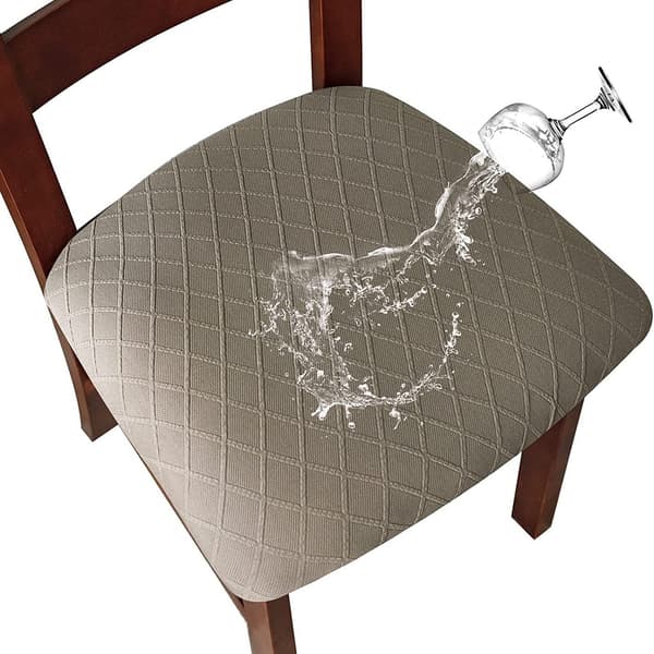 Diamantrutig Jacquard Stolsdynasöverdrag