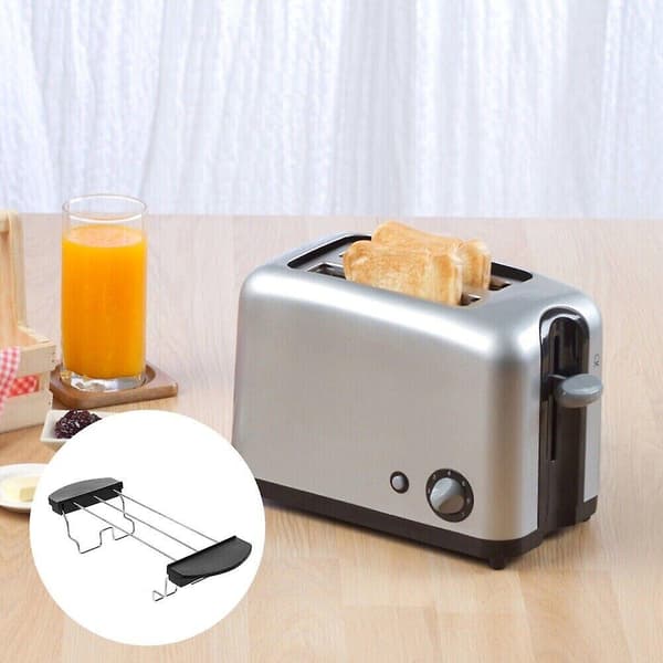 Brødristtilbehør til brødrister Toastbrødholder Tilbehør til køkken Rustfrit stål (B)