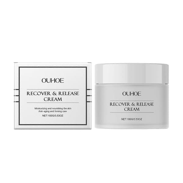 Recover Release Cream, fuktighetsgivende ansiktskrem, anti-aldrende fuktighetskrem, nærer tørr hud (3 stk)